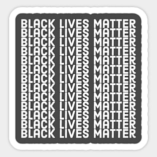 Black lives matter Sticker